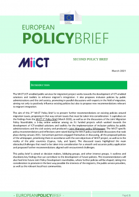 MIICT SECOND POLICY BRIEF_Seite_1